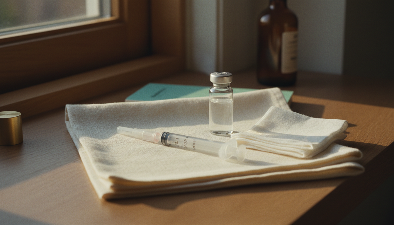 Air bubble in a peptide syringe: does it matter?