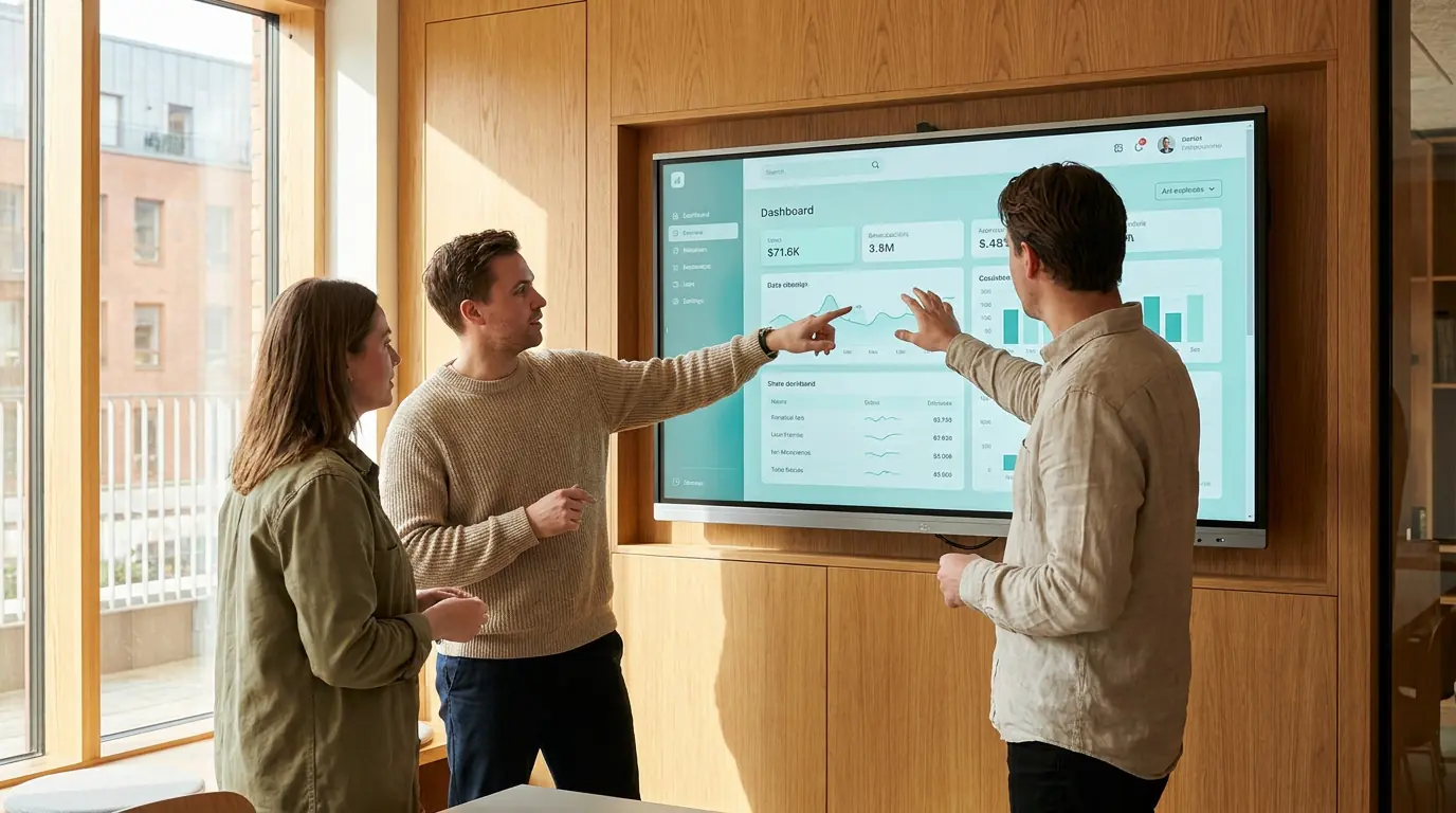 Partner reviewing the platform